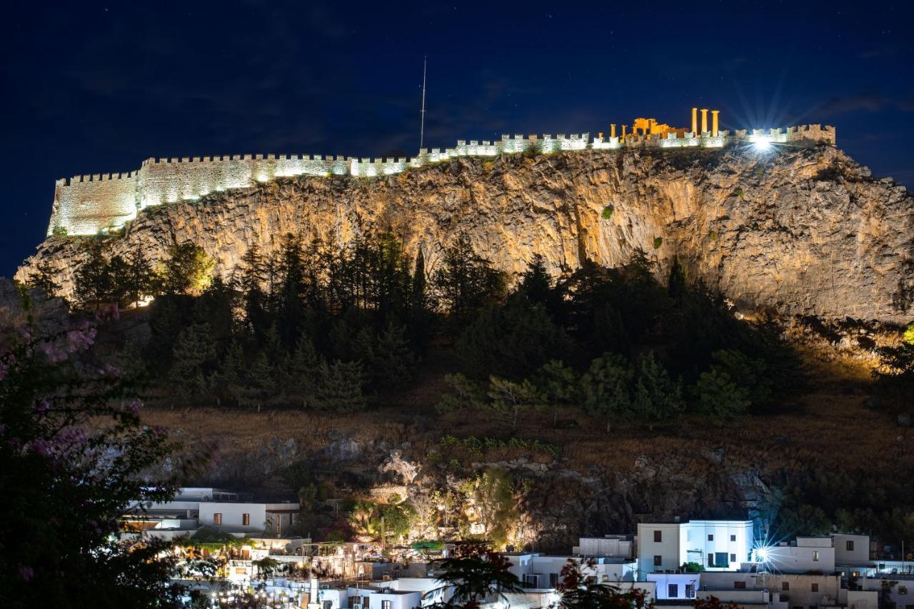 Villa Valasia Lindos With Acropolis View Buitenkant foto
